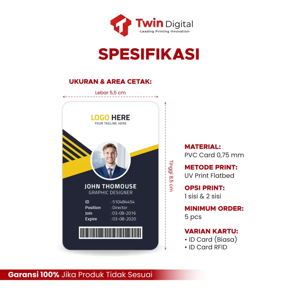 Custom ID Card PVC