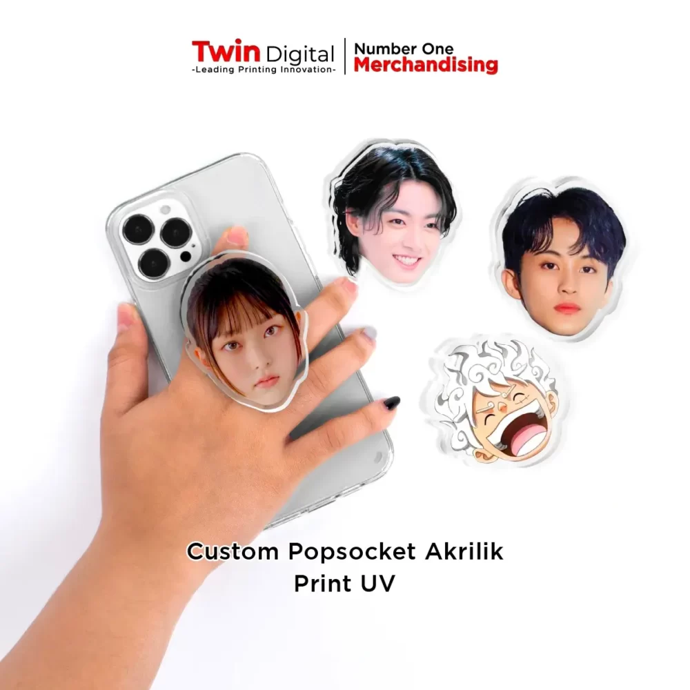 Popsocket Custom Akrilik Print UV