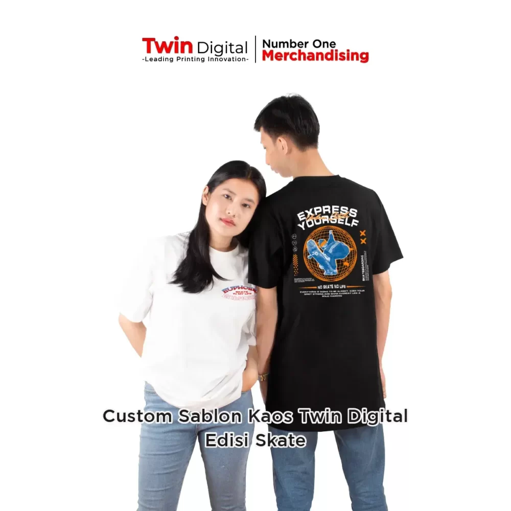 Custom Kaos Twin Digital Edisi Skate