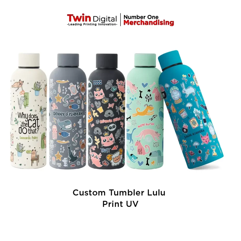 Custom Tumbler Lulu Print UV
