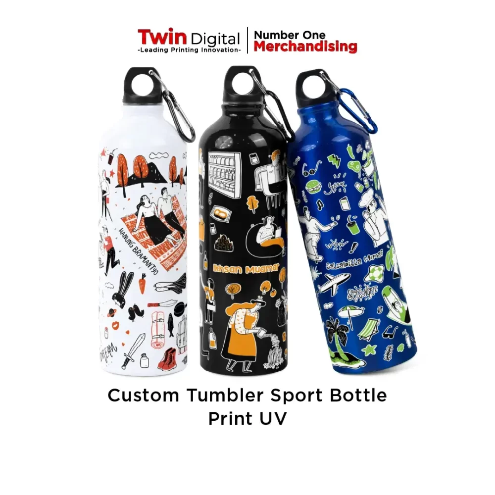 Tumbler Sport Bottle Print UV