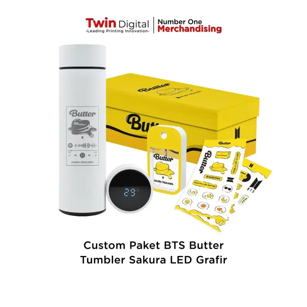 Paket BTS Butter Grafir Custom Nama