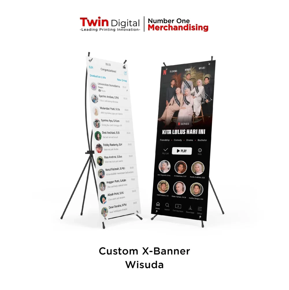 X-Banner Wisuda Custom