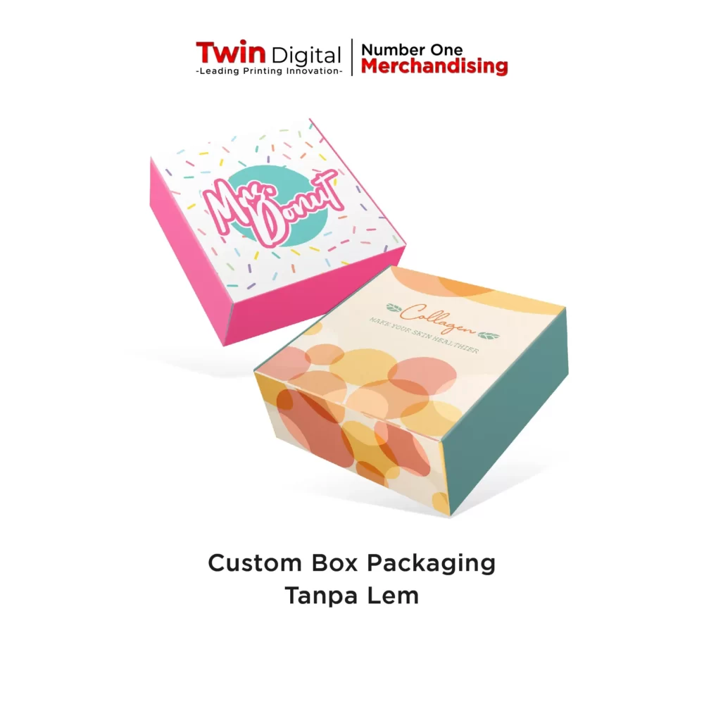 Custom Box Packaging Tanpa Lem