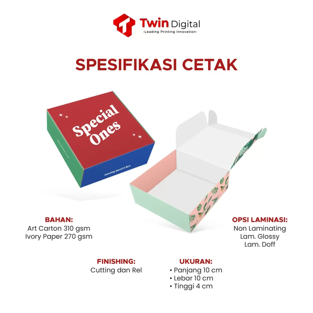 Custom Box Packaging Tanpa Lem - Image 2