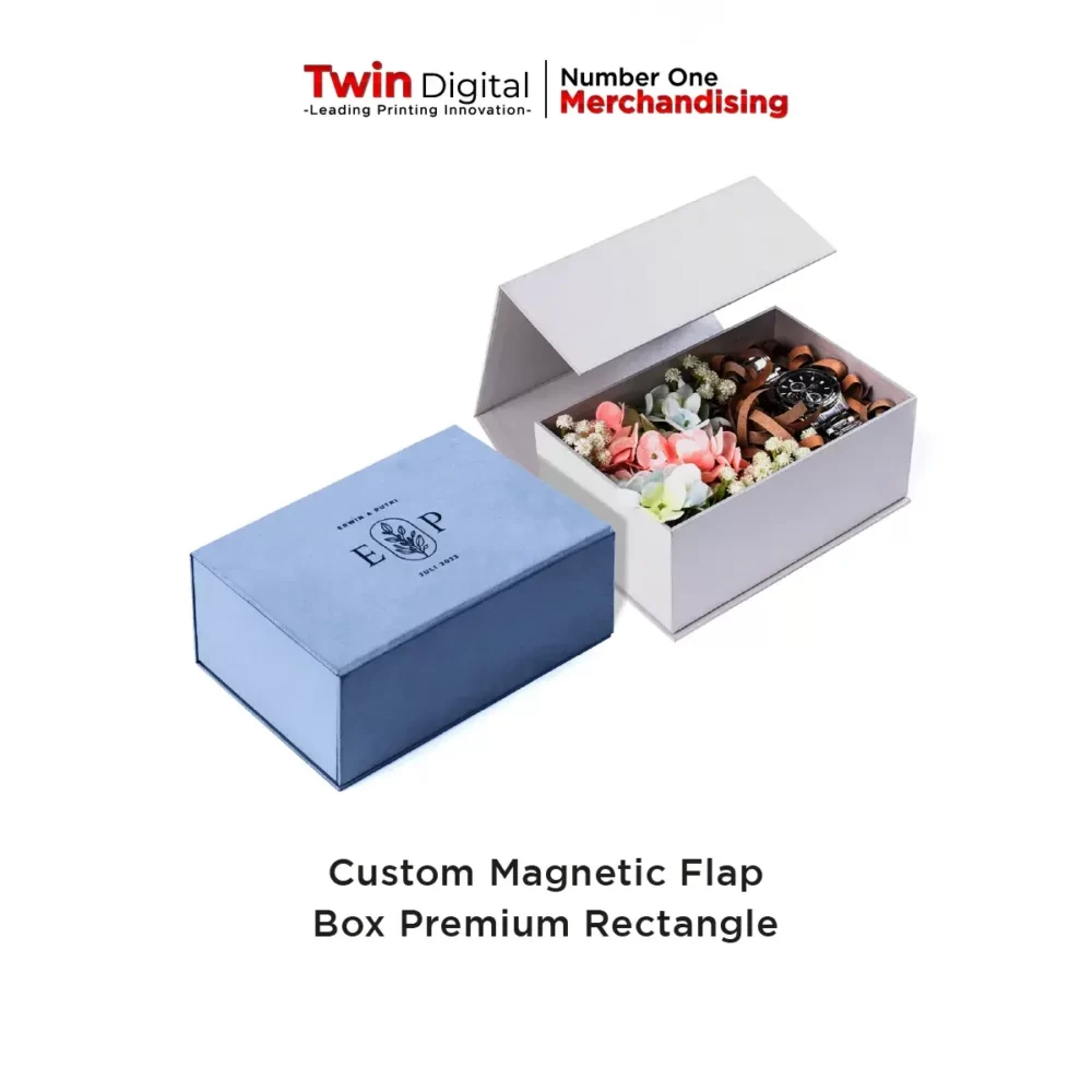 Custom Magnetic Flap Box Premium Rectangle