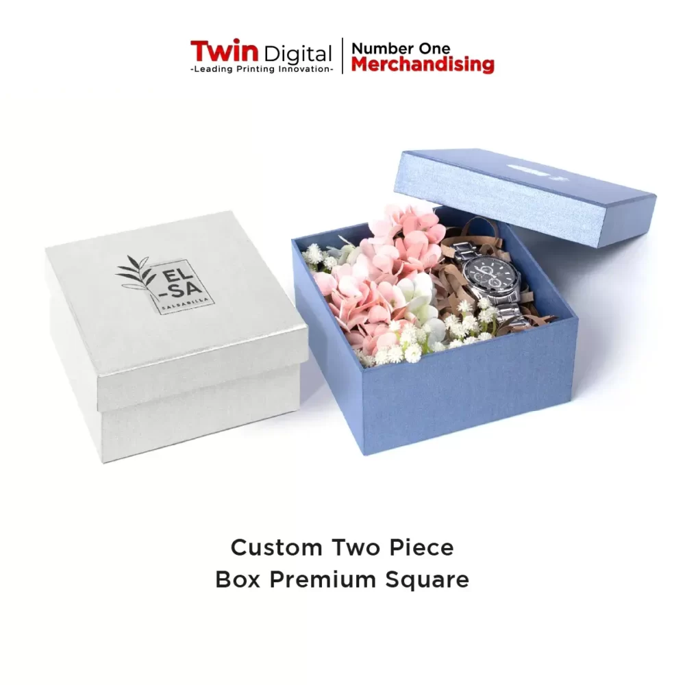 Custom Two Piece Box Premium Square