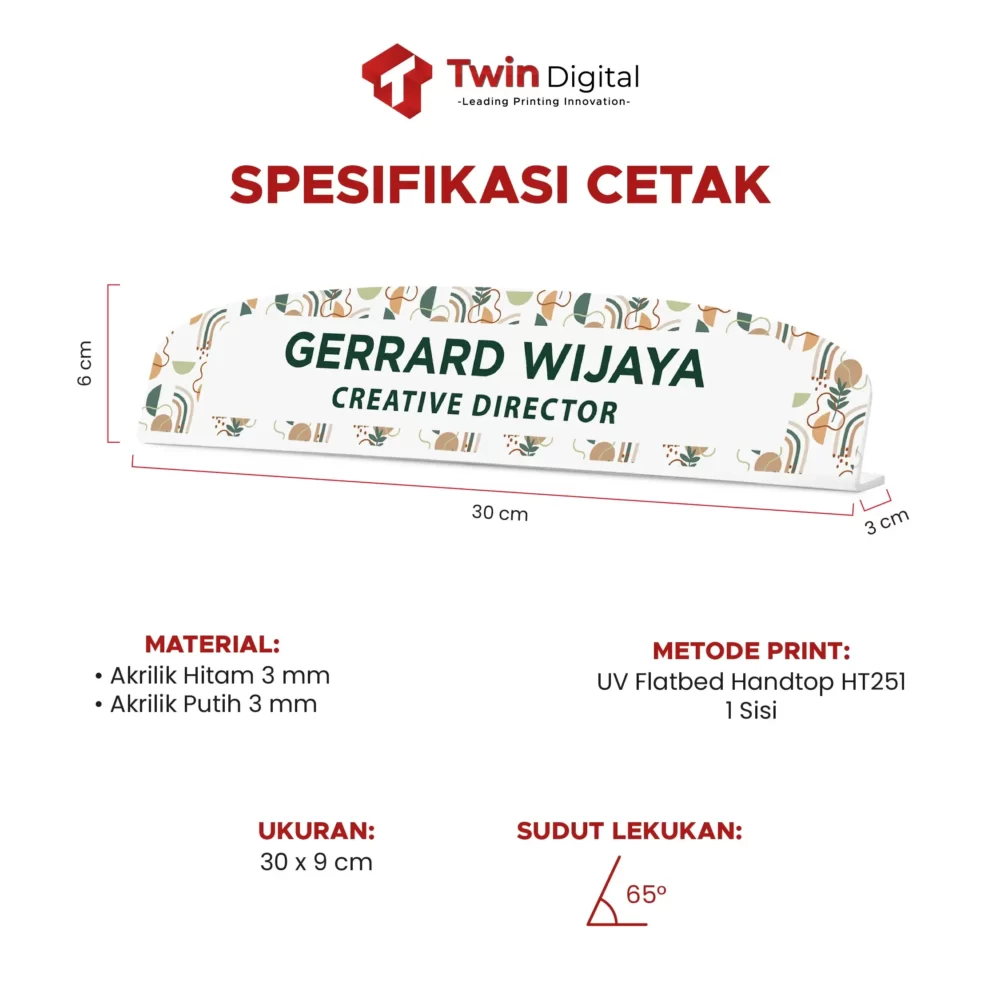 Papan Nama Akrilik Custom - Image 2