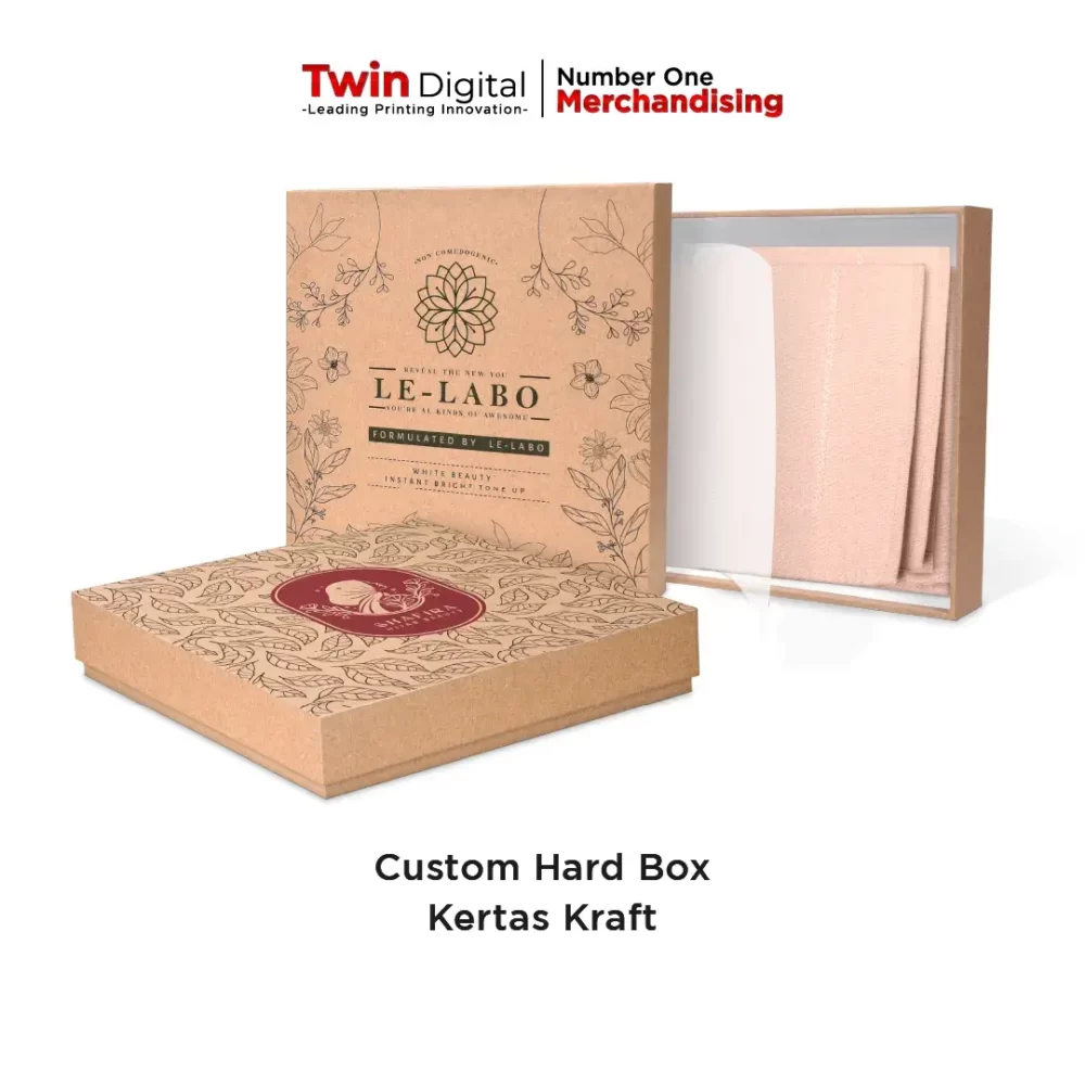 Custom Hard Box Kertas Kraft