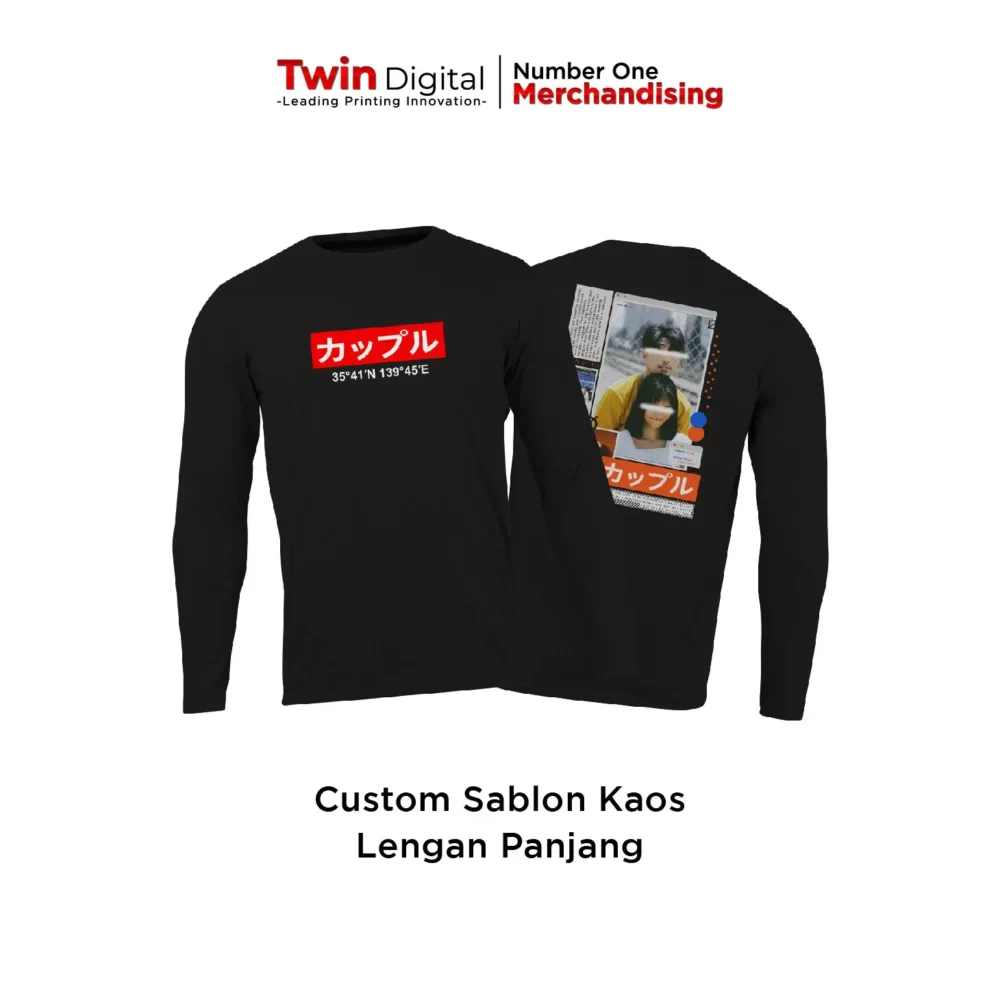 Kaos Lengan Panjang Custom