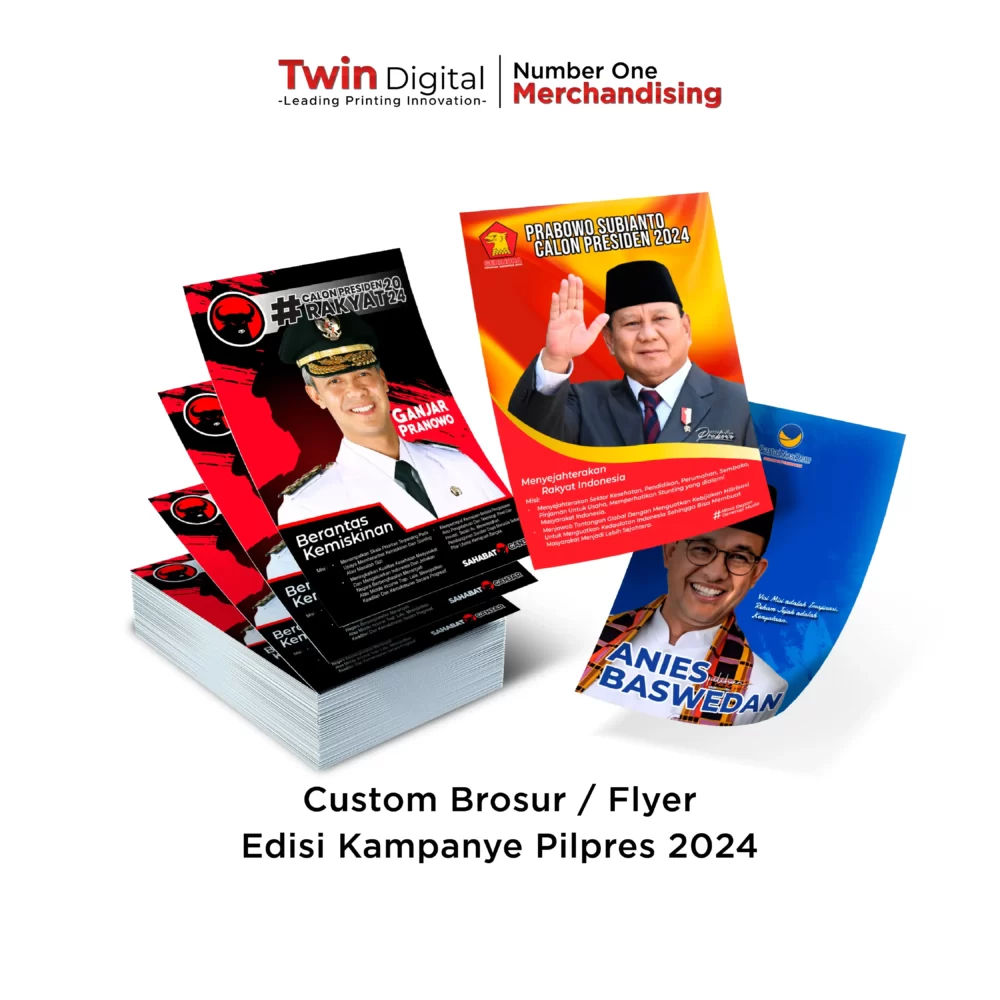 Custom Brosur / Flyer Edisi Kampanye Pilpres 2024