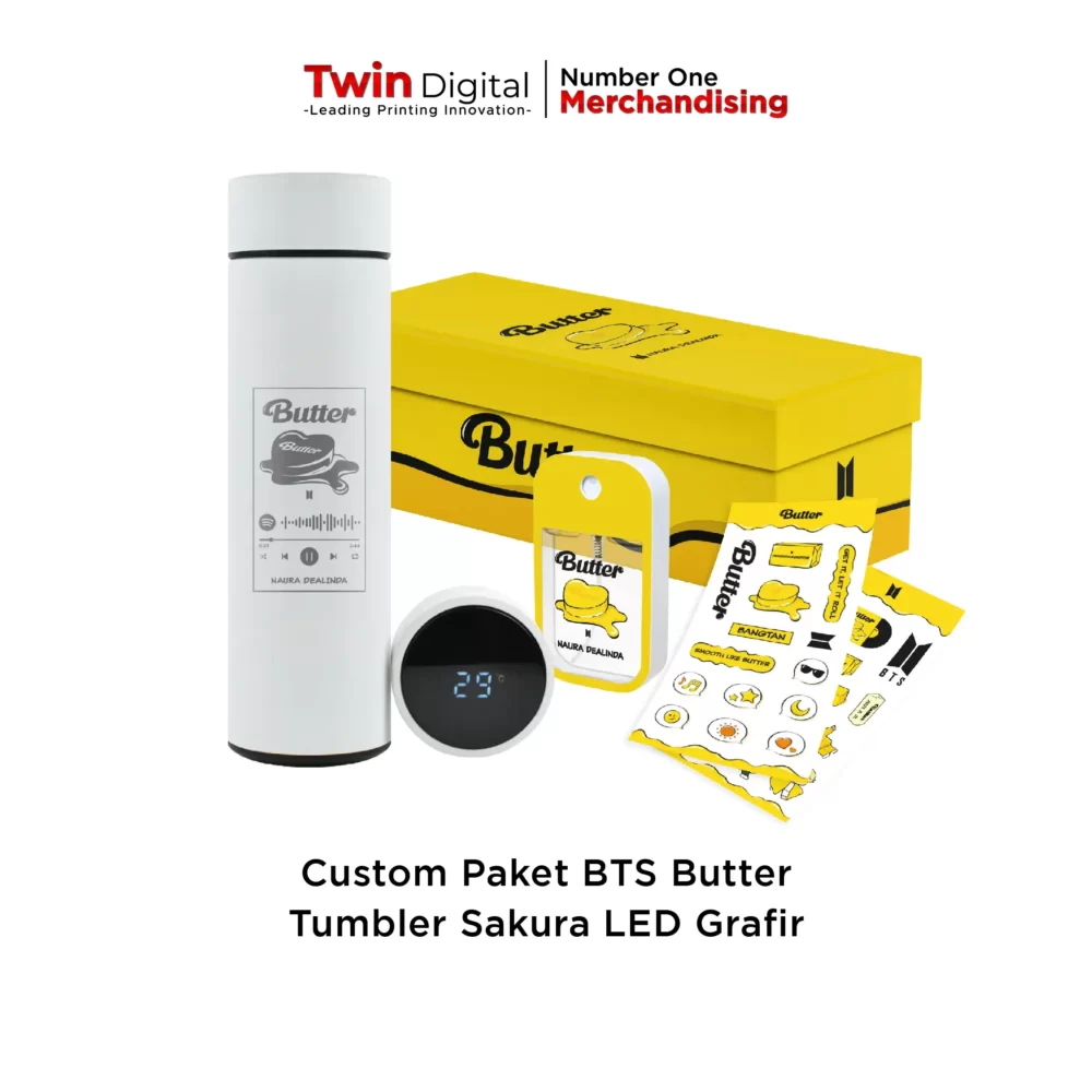 Paket BTS Butter Grafir Custom Nama