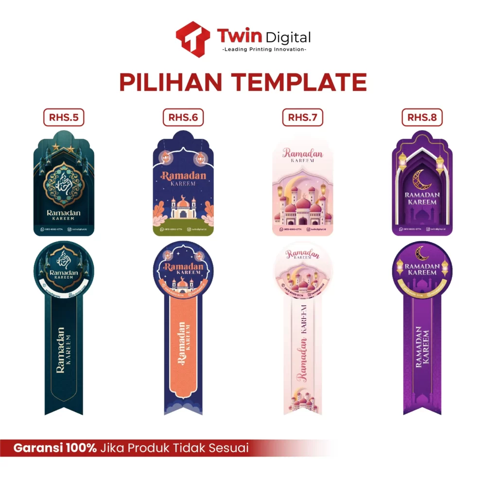 Paket Hang Tag & Stiker Toples Ramadhan - Hangtag Stiker Seal - Image 5