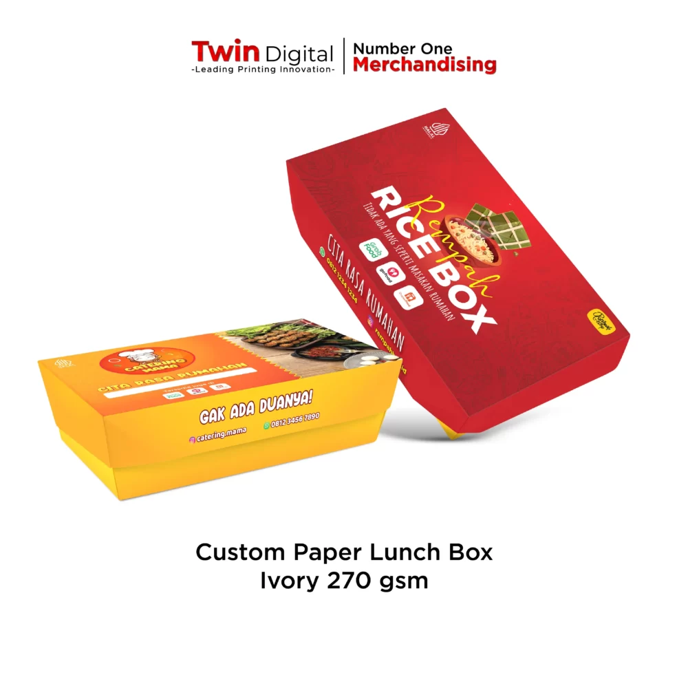 Custom Paper Lunch Box