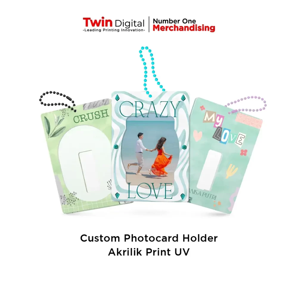 Custom Photocard Holder Akrilik Print UV