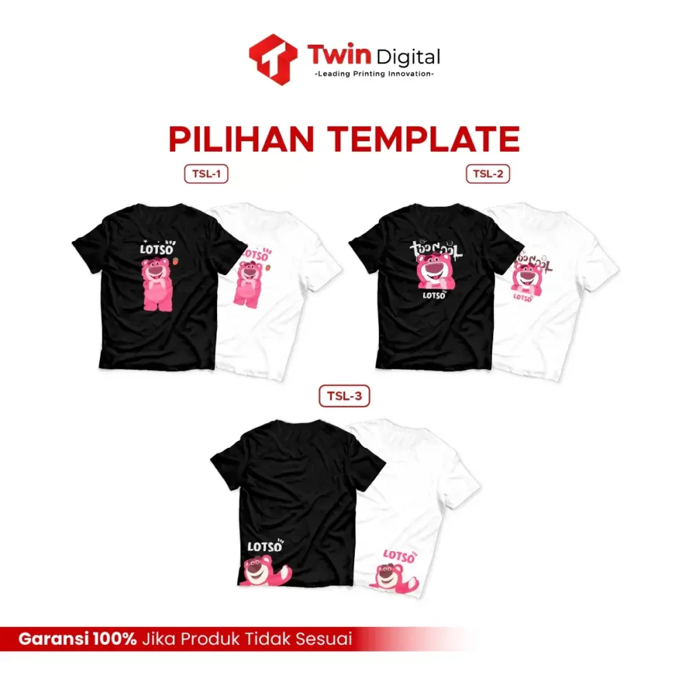 Custom Sablon Kaos TD Edisi Lotso - Image 7