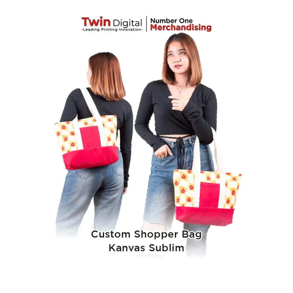 Custom Shopper Bag Kanvas Sublim