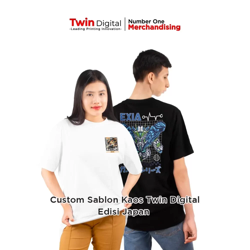 Custom Sablon Kaos TD Edisi Japan