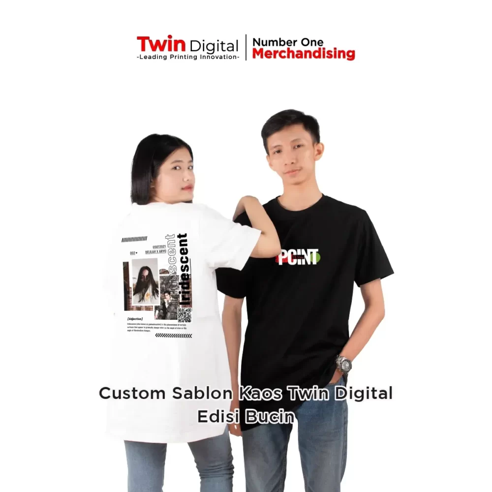Custom Kaos Twin Digital Edisi Bucin