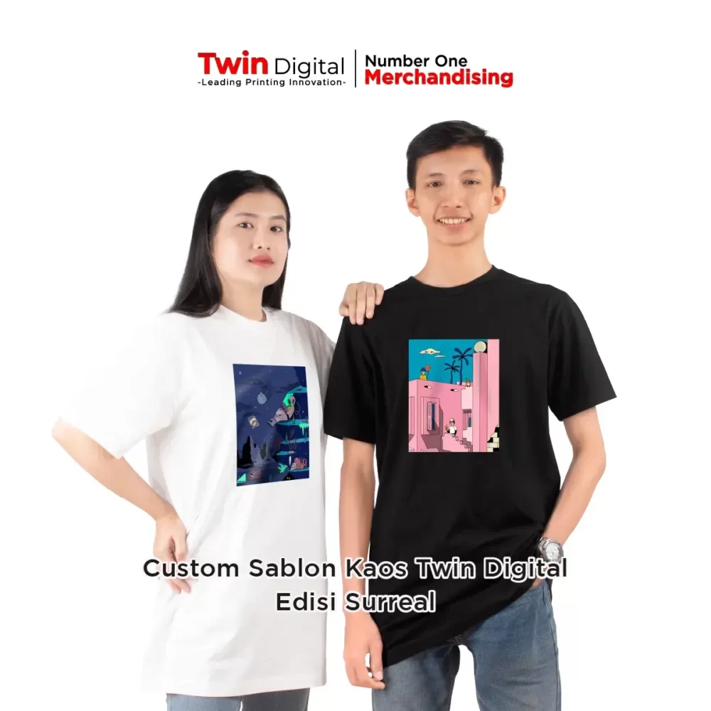 Custom Sablon Kaos TD Edisi Surreal
