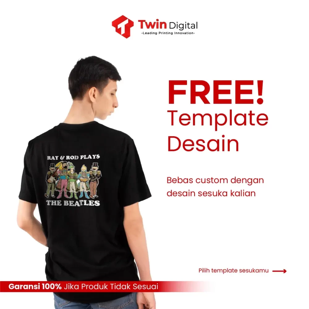 Custom Sablon Kaos TD Edisi Tintin - Image 5