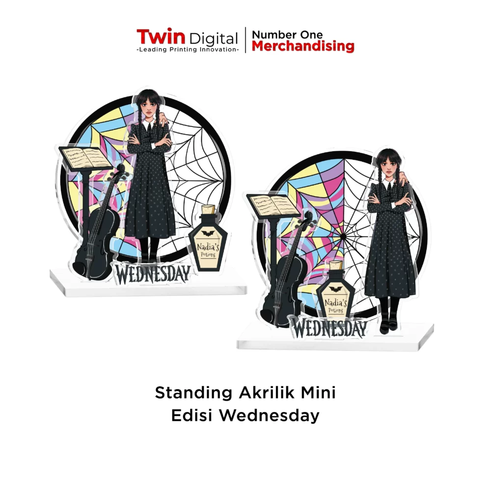 Standing Akrilik Mini Edisi Wednesday
