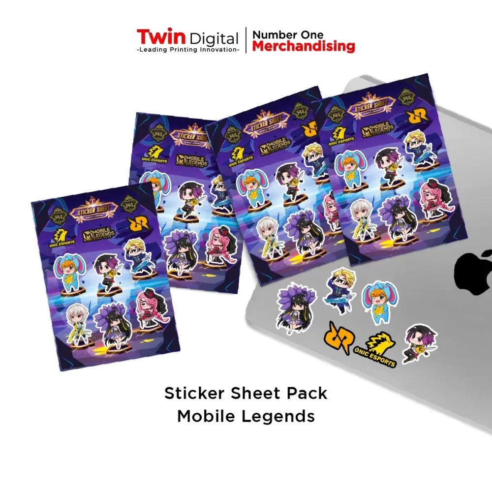 Sticker Sheet Pack Edisi Mobile Legends