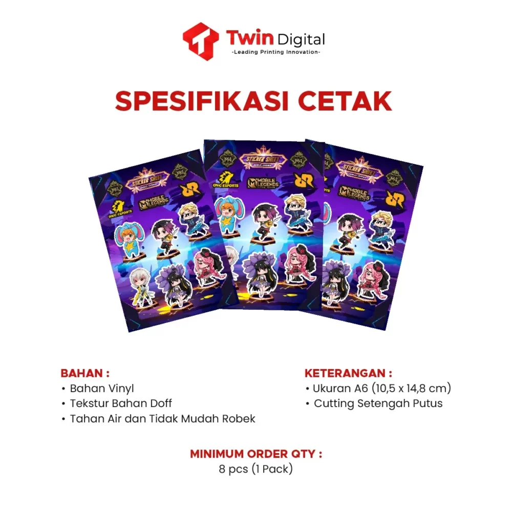 Sticker Sheet Pack Edisi Mobile Legends - Image 2