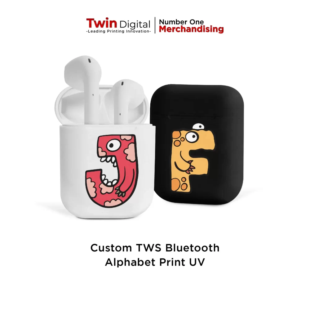 TWS Bluetooth Earbuds Custom Alphabet