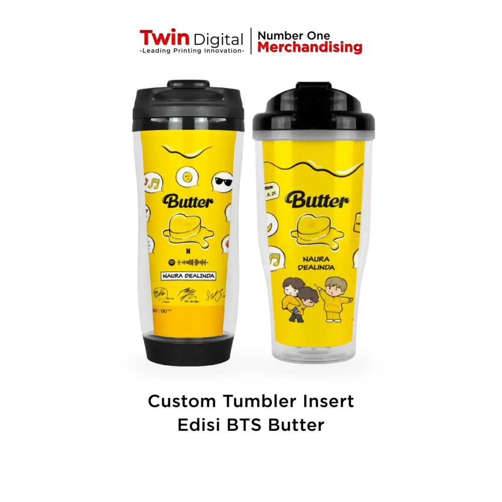 Tumbler Insert Paper BTS Butter
