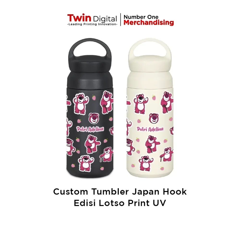 Tumbler Japan Hook Print UV Edisi Lotso