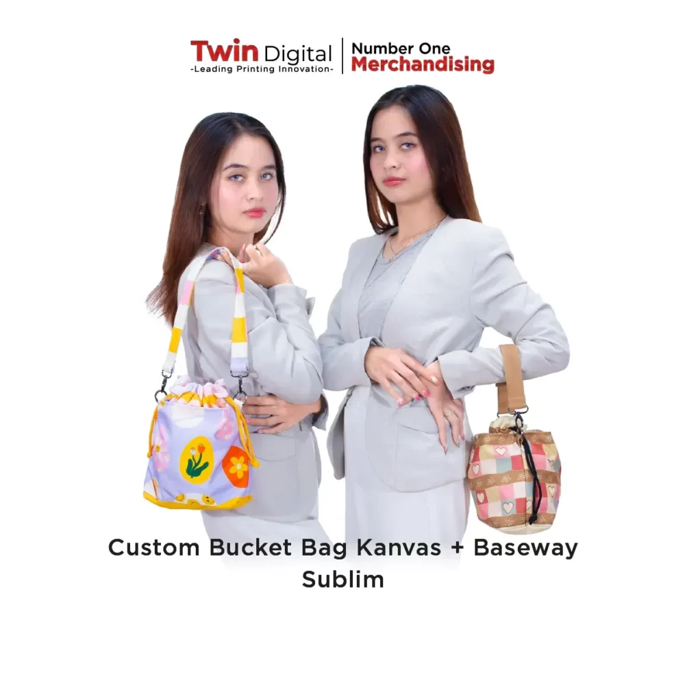 Custom Bucket Bag Kanvas + Baseway Sublim