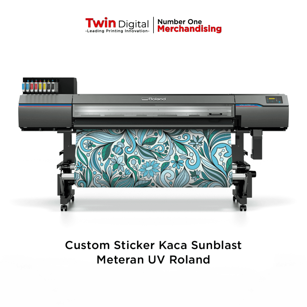 Custom Sticker Kaca Sunblast Meteran UV Roland