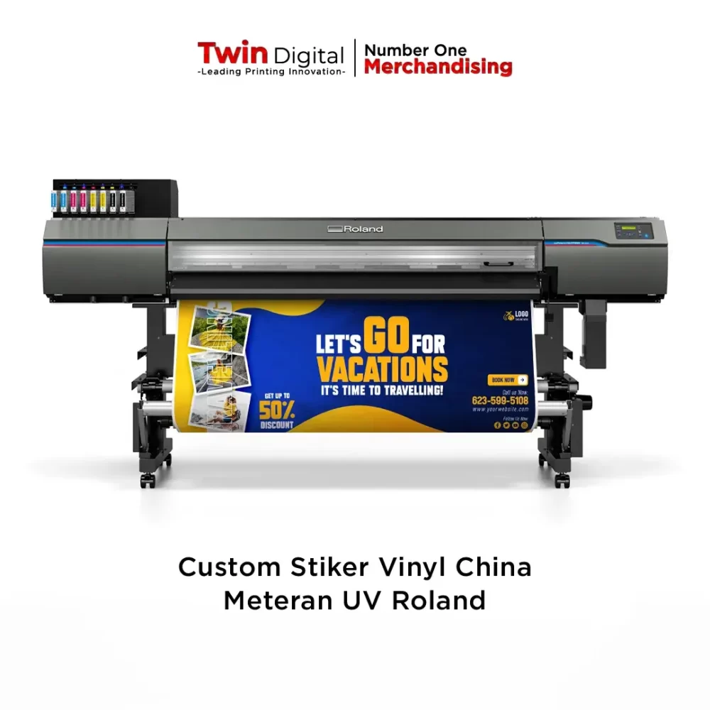 Custom Sticker Vinyl China Meteran UV Roland