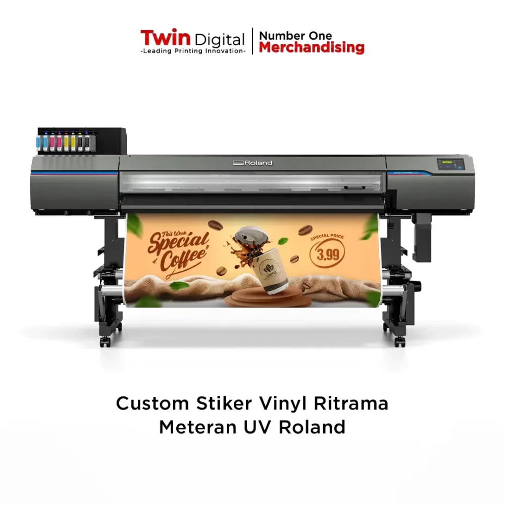 Custom Sticker Vinyl Ritrama Meteran UV Roland