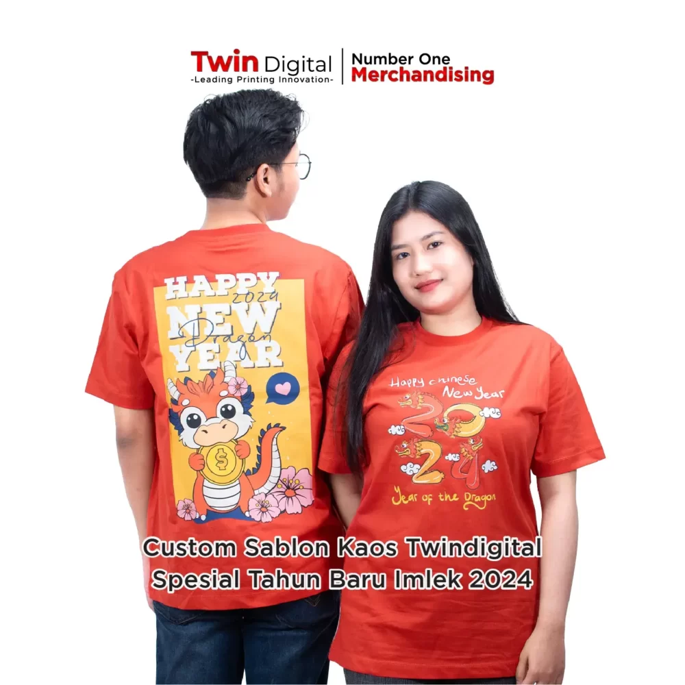 Custom Kaos Twindigital Spesial Tahun Baru Imlek 2024
