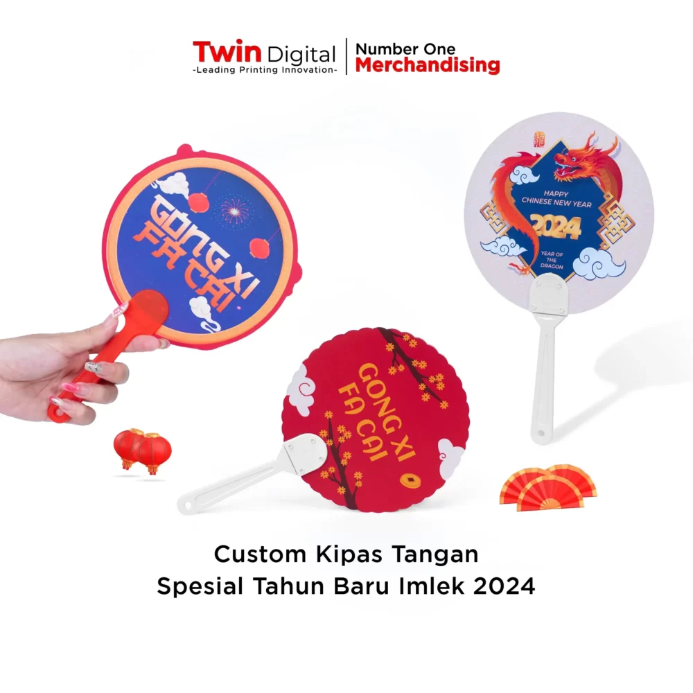 Custom Kipas Tangan Spesial Tahun Baru Imlek 2024