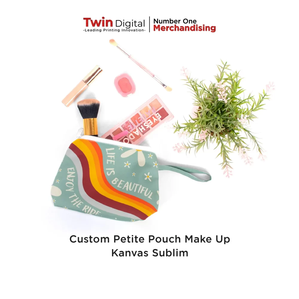 Custom Petite Pouch Make Up Kanvas Sublim