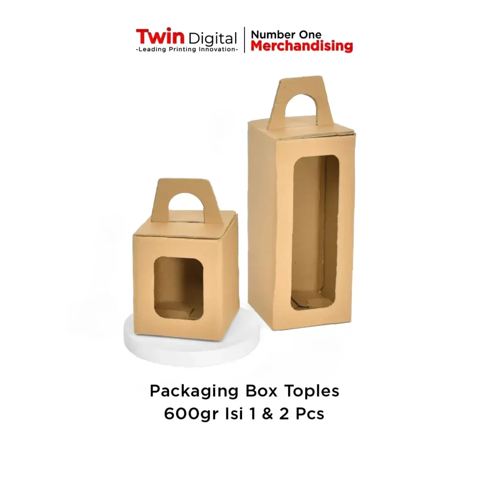 Packaging Box Toples 600gr Isi 1 & 2 Pcs
