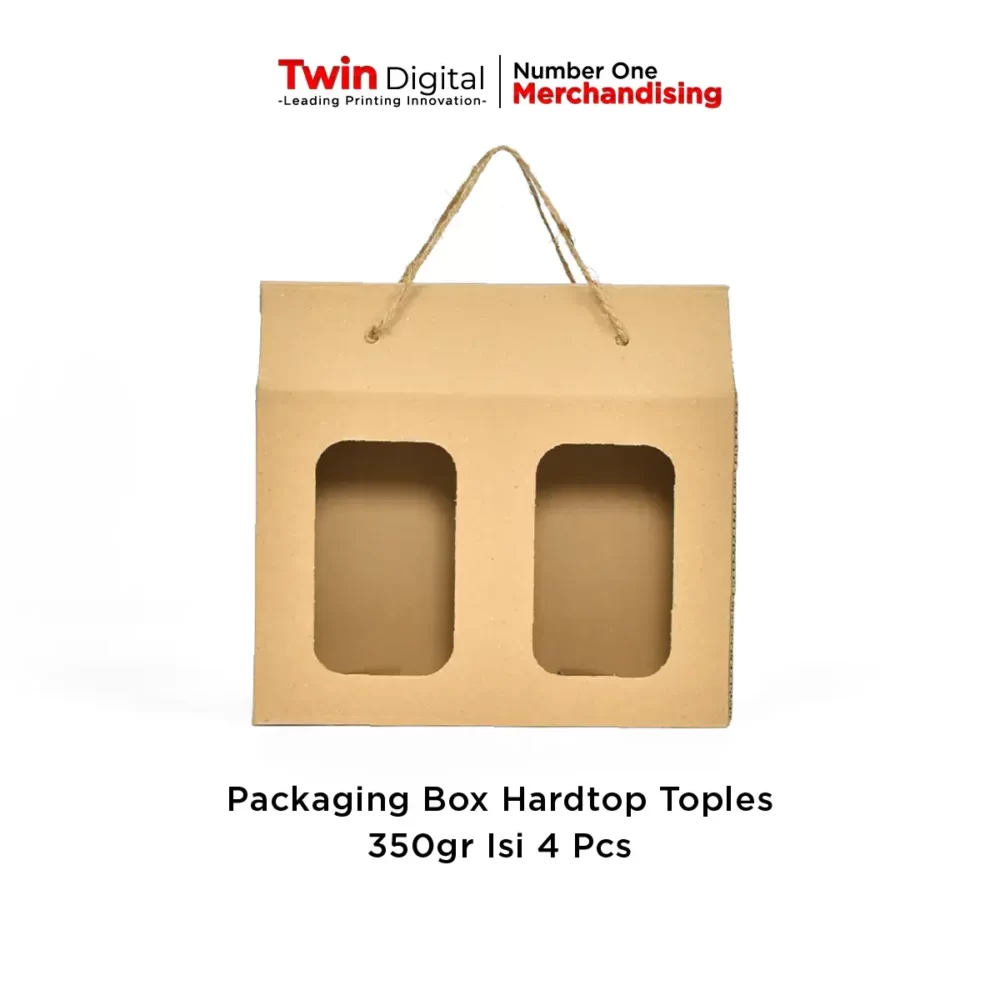 Packaging Box Hardtop Toples 350gr Isi 4 Pcs