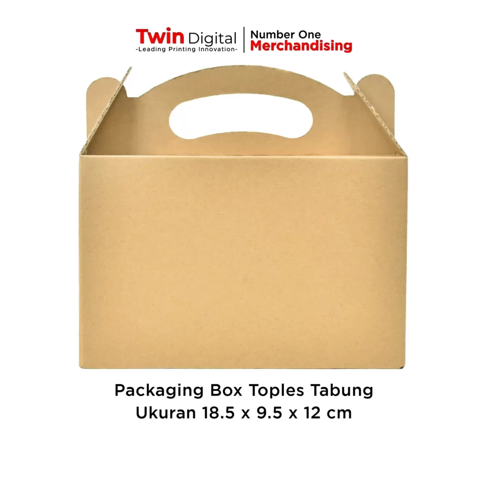 Packaging Box Toples Tabung Ukuran 18,5 x 9,5 x 12 cm