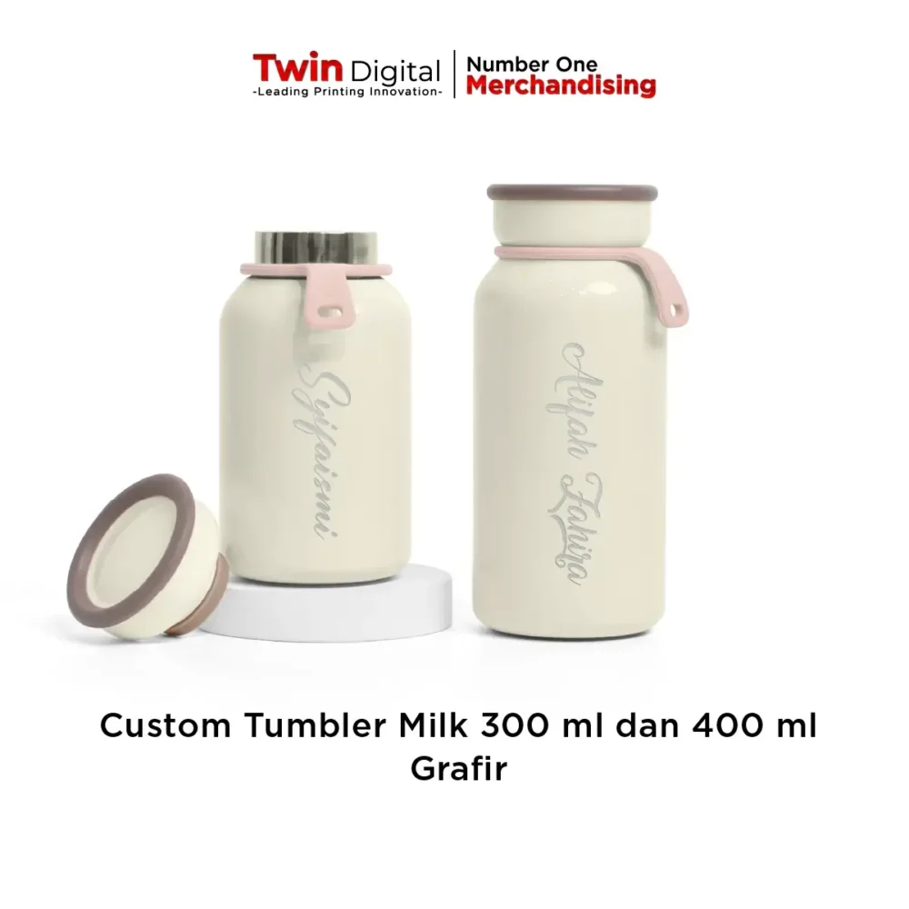 Custom Tumbler Milk Grafir