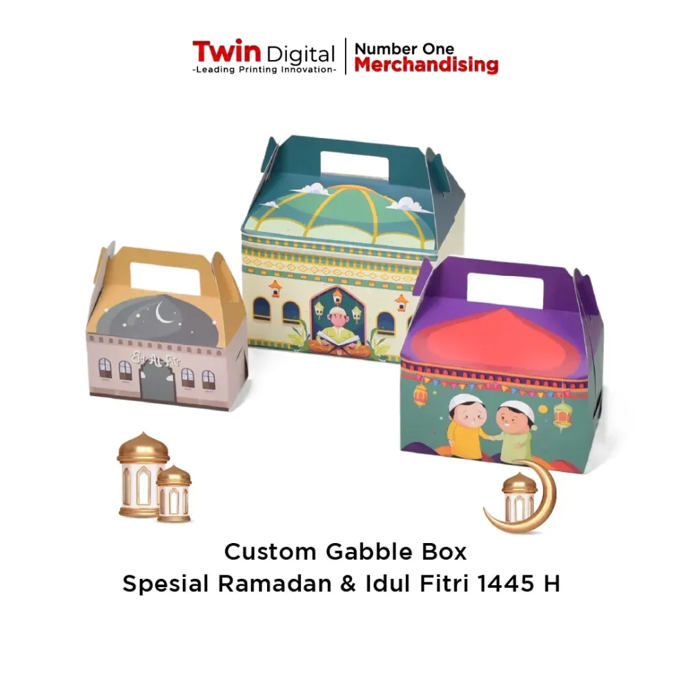 Custom Gable Box Spesial Ramadan & Idulfitri 1445 H