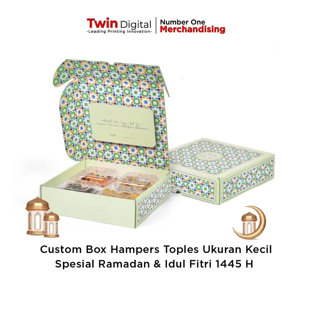 Custom Box Hampers Toples Ukuran Kecil Spesial Ramadan & Idul Fitri 1445 H