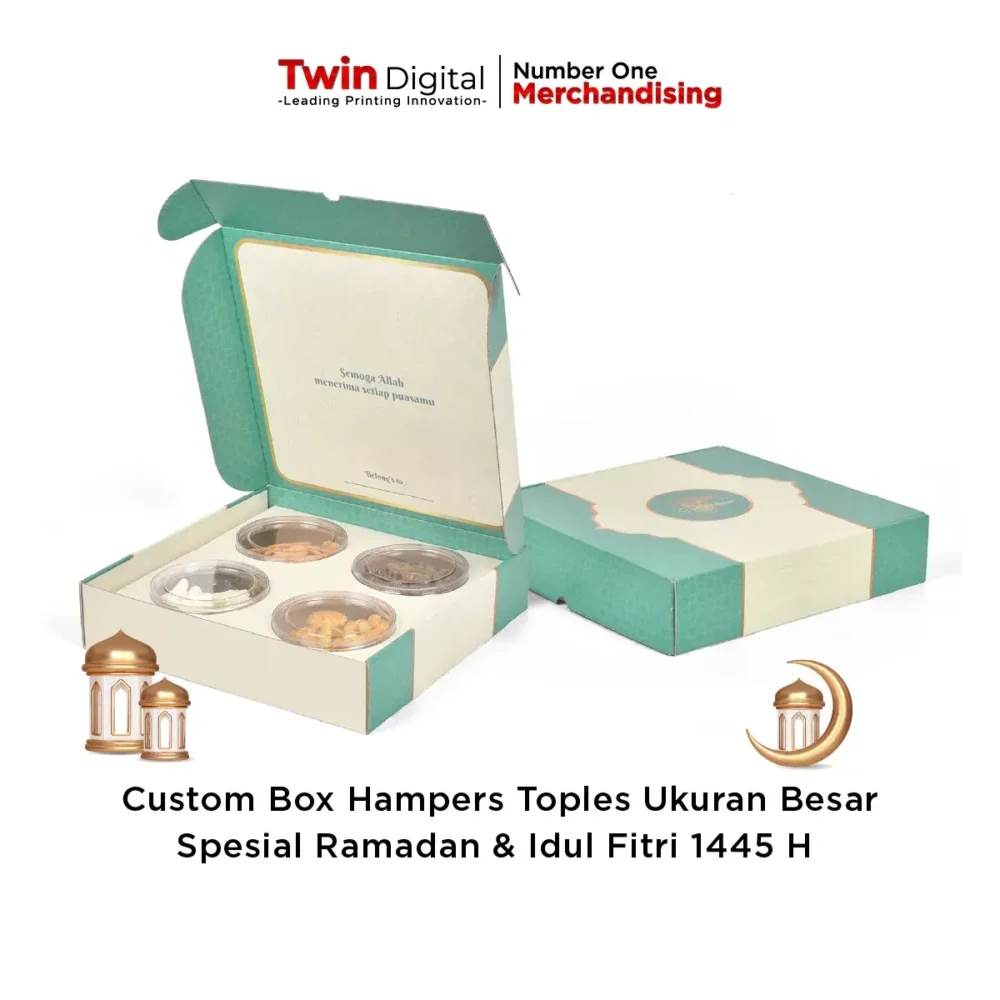 Custom Box Hampers Toples Ukuran Besar Spesial Ramadan & Idul Fitri 1445 H