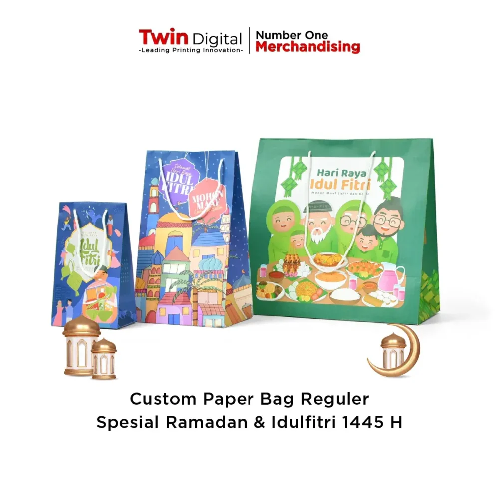 Custom Paper Bag Reguler Spesial Ramadan & Idulfitri 1445 H