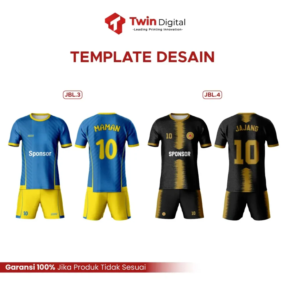 Custom Baju Jersey Kerah O Neck Edisi Sepak Bola - Image 6