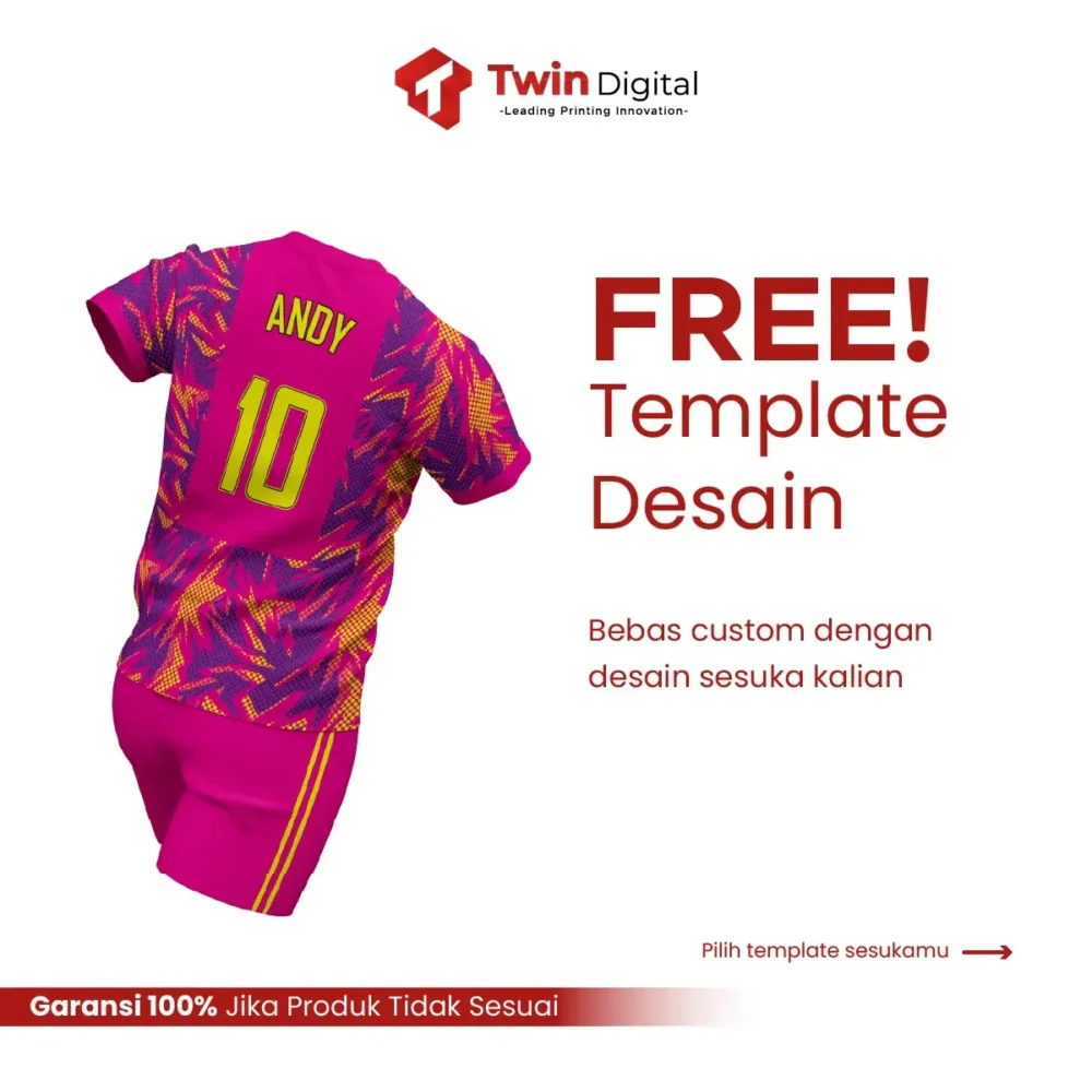 Custom Baju Jersey Kerah O Neck Edisi Sepak Bola - Image 4