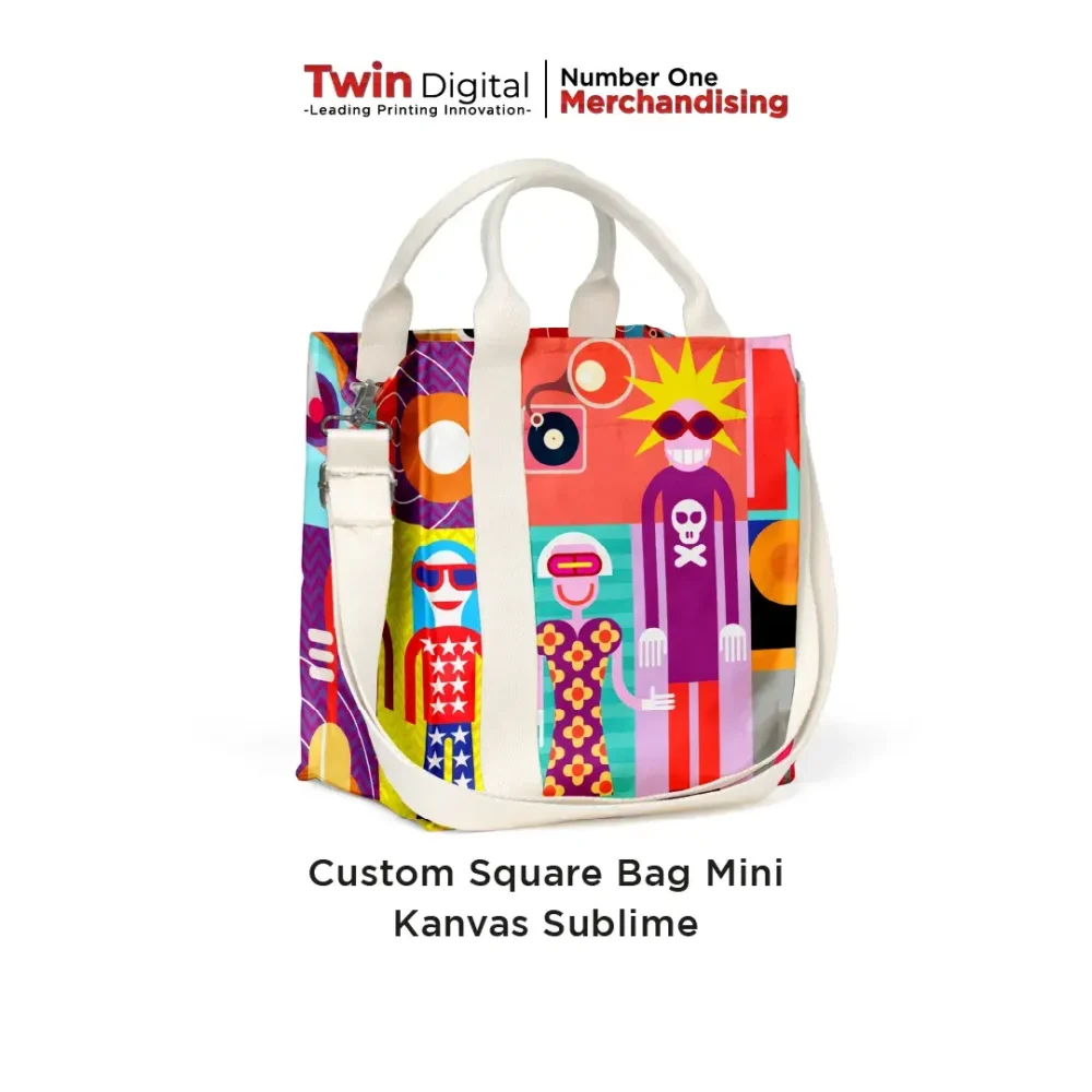 Custom Square Bag Mini Kanvas Sublim SBK.2